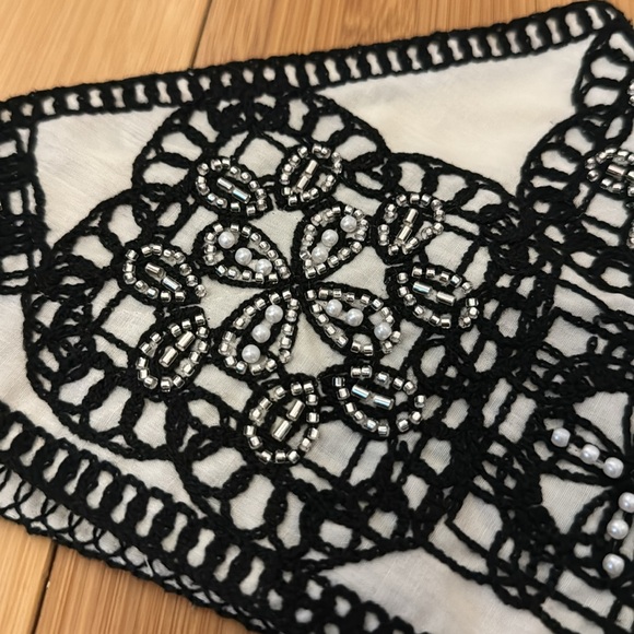 Woven Beaded Hair Scarf - Picture 2 of 4